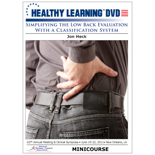 Simplifying the Low Back Evaluation With a Classification System