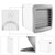 4 in 1 Portable Air Conditioner Air Cooler Fan 2 Speed Noiseless Home Humidifier