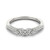 14k White Gold Two Stone Round Diamond Ring (5/8 cttw)