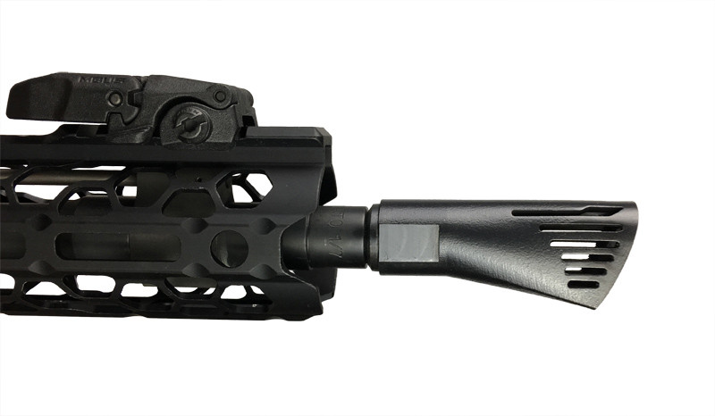 NERO 556 AR15 Muzzle Brake, 3D Printed Inconel