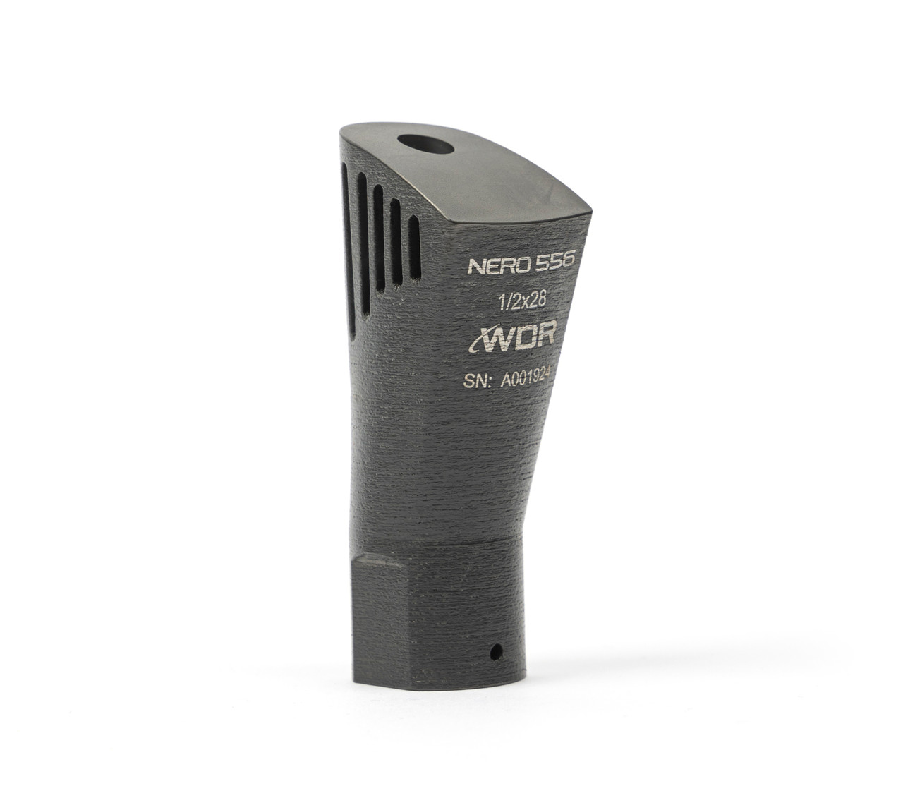 NERO 556 AR15 Muzzle Brake, 3D Printed Inconel
