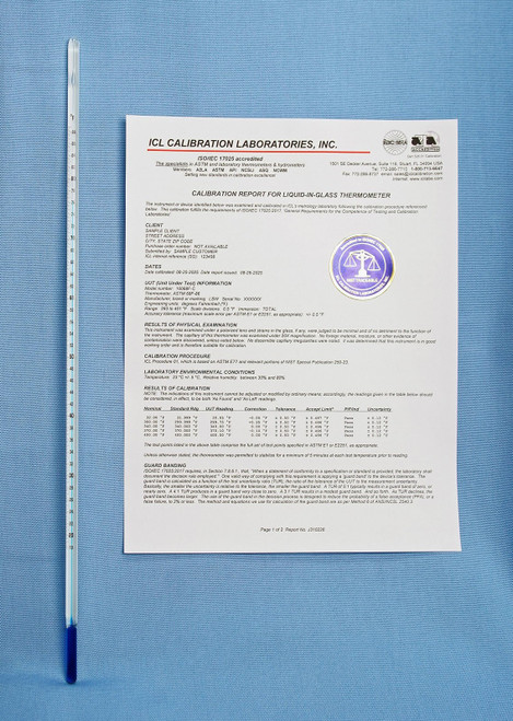 Non Mercury ASTM S59F Thermometer