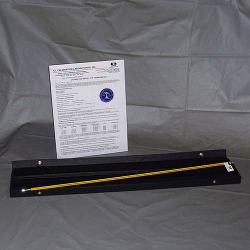 Fractional Degree Precision Thermometer, 30 to 124 °F, Total Immersion, 0.2 Div