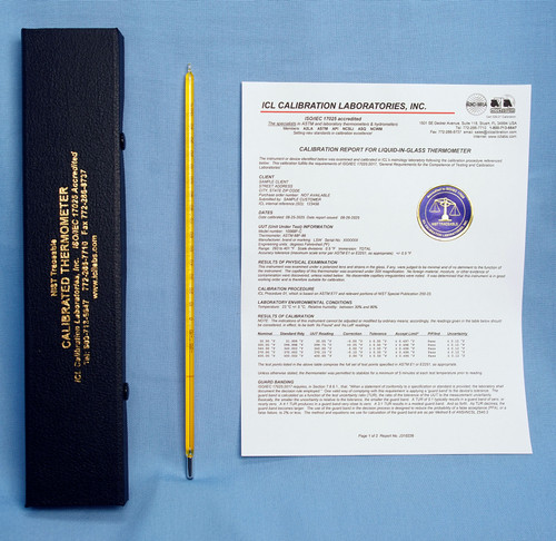 General Purpose Lab Thermometer, -35 to 50 °C, 76mm Immersion