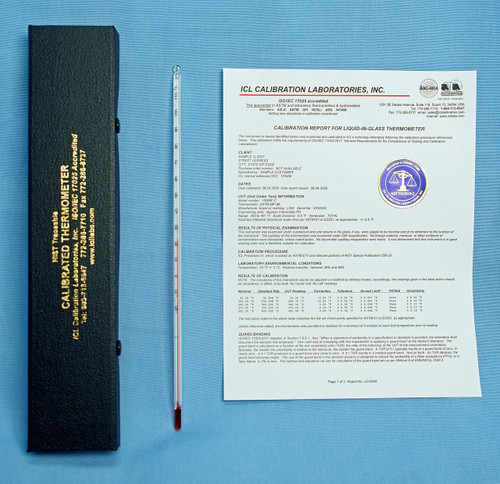 Non-Mercury Thermometer, -30 to 120 °F, 76mm Immersion
