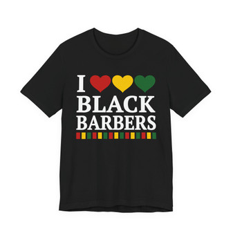 I Love Black Barbers - Tee Shirt