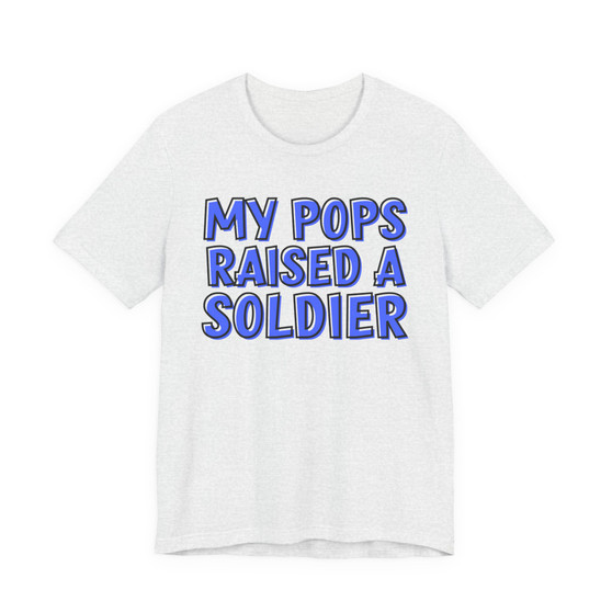 My Pops Raised A Soldier (Blue Print) T-shirt