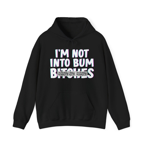 I'm Not Into Bum Bitches - Hoodie (blurred)