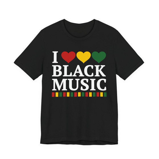 I Love Black Music - Tee Shirt