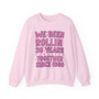 We Been Rollin' 30 Years Together Since 1980 - Sweatshirt (Pink Print)