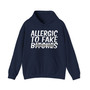Allergic To Fake Bitches - Hoodie (blurred print)