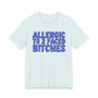 Allergic To 2 Faced Bitches - T-shirt (blue print)