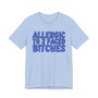 Allergic To 2 Faced Bitches - T-shirt (blue print)