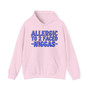 Allergic To 2 Faced  Niggas - Hoodie (blue print)