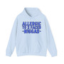 Allergic To 2 Faced  Niggas - Hoodie (blue print)