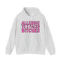 Allergic To 2 Faced Bitches - Hoodie (Pink Print)