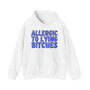 Allergic To Lying Bitches - Hoodie (blue print)