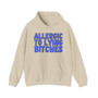 Allergic To Lying Bitches - Hoodie (blue print)