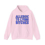 Allergic To Lying Bitches - Hoodie (blue print)