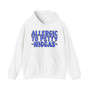 Allergic To Petty Niggas - Hoodie (blue print)