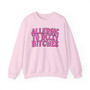 Allergic To Dizzy Bitches - Sweatshirt - (pink print)