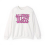 Allergic To Lazy Niggas - Sweatshirt - (pink print)