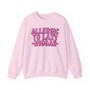 Allergic To Lazy Niggas - Sweatshirt - (pink print)