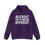 Allergic To 2 Faced Bitches - Hoodie - (blurred)