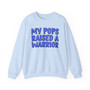 My Pops Raised A Warrior (Blue Print) - Sweatshirt