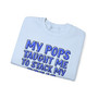 My Pops Taught Me To Stack My Bread (Blue Print) - Sweatshirt