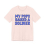 My Pops Raised A Soldier (Blue Print) T-shirt