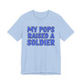 My Pops Raised A Soldier (Blue Print) T-shirt