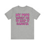 My Pops Taught Me To Keep It Gangsta T-shirt (pink print)