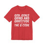 God Goals Grind And Gratitude The G Code T-shirt