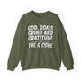 God Goals Grind And Gratitude The G Code Sweatshirt