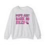 Pops Aint Raise No Silly Bee - Sweatshirt (pink print)