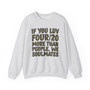If You Luv Four/20 (We Soulmates) Green Print - Sweatshirt