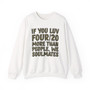 If You Luv Four/20 (We Soulmates) Green Print - Sweatshirt