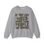 If You Luv Weed (We Cousins) Green Print - Sweatshirt