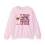 If You Luv Wine More Than People We Family -  Sweatshirt