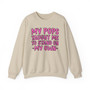 My Pops Taught Me To Stand On My Own - Sweatshirt (pink print)