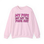 My Pops Not Wit The Phuk Shit  - Sweatshirt (pink print)