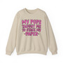 My Pops Taught Me To Stack My Paper  - Sweatshirt (pink print)