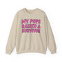 My Pops Raised A Survivor  - Sweatshirt (pink print)