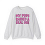 My Pops Raised A Real One  - Sweatshirt (pink print)