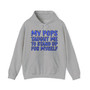 My Pops Taught Me To Stand Up For MySelf (Blue Print) - Hoodie