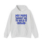 My Pops Taught Me To Hold It Down (Blue Print) - Hoodie 2nd