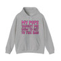 My Pops Taugh Me How To Get To The Bag - Hoodie (pink print)
