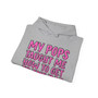 My Pops Taugh Me How To Get To The Bag - Hoodie (pink print)