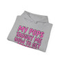 My Pops Taugh Me How To Get Money - Hoodie (pink print)